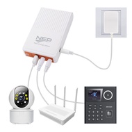 UPS Mini USB 5V 2A 1800/3350mAh Adaptor Power CCTV Mini UPS Untuk IP Camera System Cadangan Baterai