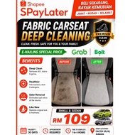 Car Seat Deep Cleaning for E-hailing drivers (E-voucher)/ SPayLater Available/ Caltex USJ16 Subang J