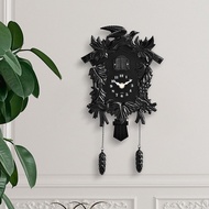 Cuckoo Wall Clock Vintage Plastic Look Home Hourly Chime Children's Clock T52