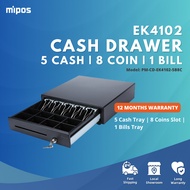 Cash Drawer POSMAC EK4102 Heavy Duty / 5 Bills 8 Coins Cashier Drawer / POS Cash Register/Cash Drawe