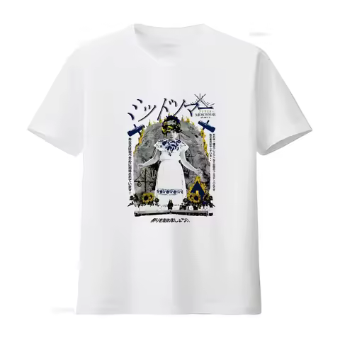 White T shirts Studio A24 Films Midsommar Ari Aster Movie Shirt vintage Washed Top For Everyday Wear
