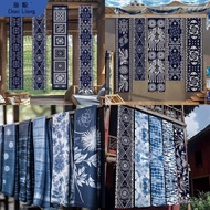 Decorative Batik Background Cloth Tie-Dye Small Yard Hanging Cloth Ethnic Style Printed Restaurant B