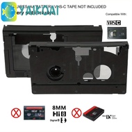 GLENES VHS-C Tape Adapter, Batteries Not Included Cassette Adapter VHS-C Cassette Adapter, Vintage E