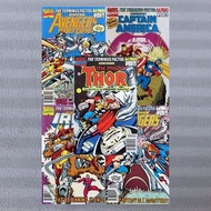 Terminus Factor 5/5 Complete Set (Marvel Comics) Avengers, Captain America, Iron Man, Thor