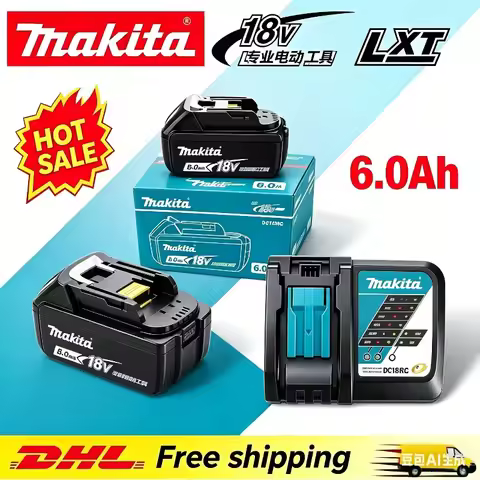 Makita18V LXT Brushless Cordless Drill Driver Kit Choice 6Ah 9Ah 12Ah Li-ion Battery DC18RC Fast Cha