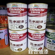 [新竹銓合油漆] 虹牌油漆 406 久大塗料 亮光 有光 水性水泥漆 踢腳板 (1公升)(含稅)