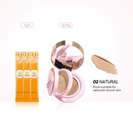 &，~*^ 【PGM】GMEELAN 2 IN 1 HIGH COVERAGE FOUNDATION BHA REPAIR PERFECT MATEE CUSHION SETTING POWDER M
