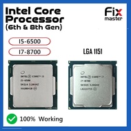 [Ready Stock] Intel Core Processor Desktop (6th  & 8th Gen) Socket LGA1151 / I5-6500 6th Gen CPU LGA
