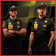 Scuderia Ferrari 2025 F1 Team Charles Leclerc T-Shirt black