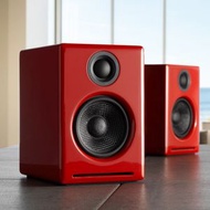 audioengine - A2+ 藍牙有源喇叭（紅色）｜藍牙喇叭｜桌上喇叭｜音箱｜音響｜音樂播放器｜擴音器