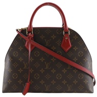 กระเป๋า Louis Vuitton Almine Toe มือสอง กระเป๋าสะพายไหล่ 2 ทาง รุ่น M41779 ลายโมโนแกรมแคนวาส สีแดง (