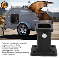 [prettyia] Trailer Receiver Tube, 2in Hitch Accessories,Metal,Sturdy Replacement Universal Trailer H