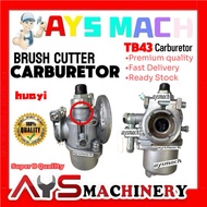 Original Huayi Carburetor TB43 Tu43 TL43 Bg430 Tb52 Grass Cutter Carburetor Mesin Rumpu