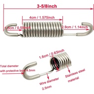 3-5/8 inch Stainless Steel Replacement Recliner Chair Mechanism Furniture Tension Springs Long Neck 