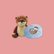 Otter Reversible Plush Pillow