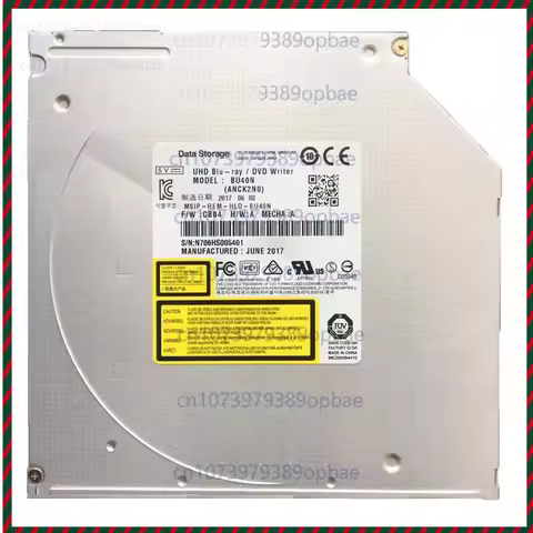 New original BU40N Laptop 4K Ultra HD UHD 6X 3D Blu-ray Writer BD-RE SL DL TL QL 4X BDXL 100GB Blura