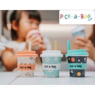 Pickaboo Club | Baby Straw Cup 120ml 4oz | Toddler Training Sippy Cup BPA Free | Kids Drinking Cup 6