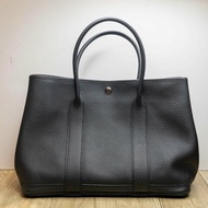 Garden Party 花園包 36 89 黑色 NEGONA 皮革 銀扣