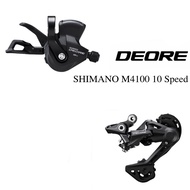 【Spot】-Shimano Deore M4100 Groupset SL M4100 RD M4120 SGS Shifter Lever 10Speed M4120 Rear Derailleu