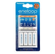 Panasonic eneloop 快速 充電器 連4粒 AA 1900mAh NiMH 電池 香港行貨