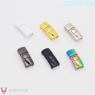 ANEMONE Shoelaces Metal Lock Creative DIY Shoes Accessories Fast Safety Sneakers Strings Snap