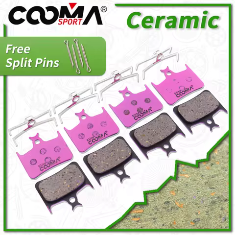 4 Pairs Ceramic Bicycle Disc Brake Pads for Hope RX4 Road Caliper, Elite Class