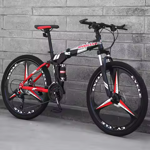 Made in China Cheap Steel Frame 21 24 Speed Mountain Bikes R26 Folding 3 Mountain Mtb Bike 20 24 26 