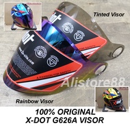 [100% ORIGINAL] X-DOT G626A RAINBOW & TINTED VISOR - GRAYFOSH NOVA / /ALPINE / ONYX /KURO