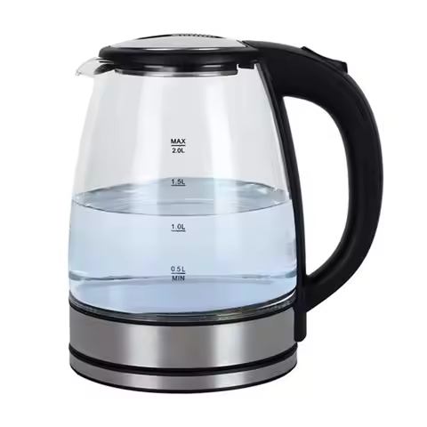 A78E-2L Electric Kettle Glass-Kettle LED Household Appliance Fast Boil Kettle Portable Electric Jug 