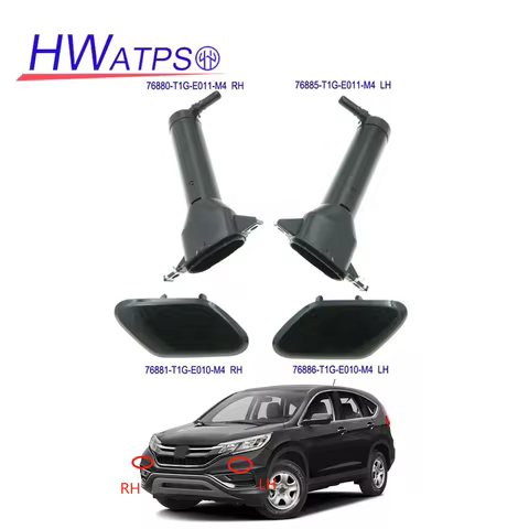 For Honda CRV CR-V III IV 4 12 2012-2015 Headlamp Headlight Washer Spray Nozzle Cover Cap 76880-T1G-