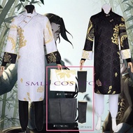 White Guard & Black Guard Cosplay Game Identity V Costume Chinese Cheongsam Wu Chang Uniform Suit Ha