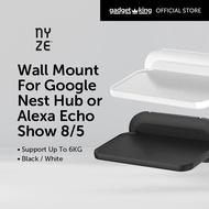 [NYZE] Wall Mount For Google Nest Hub / Alexa Echo Show 8 / 5 Accessories Bracket Shelf with Cable M