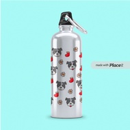 Sport Border Collie patterned products bottle