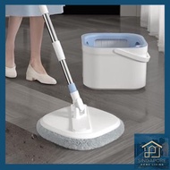 (SUPER OFFER🎉)Square Spin Mop Set Bucket Automatic Rotating Lazy Mop Hand Wash Free Self-Cleaning Nano Microfiber Cloth