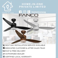 [OPTIONAL INSTALLATION AVAILABLE] FANCO F-STAR DC MOTOR CEILING FAN + 3 TONE LED LIGHT KIT + REMOTE CONTROL + F/R OPTION