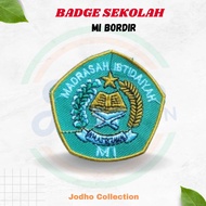 Badge Emblem Sekolah TK SD SMP SMA Bordir / Bet Saku Sekolah