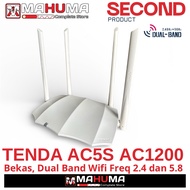 WIRELESS ROUTER WIFI TENDA AC5 AC5S SMART DUAL BAND AC1200