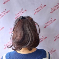 Short Ponytail 20CM Ribbon Strap Ponytail Tie 20cm (D1351)