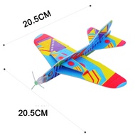 เครื่องบินวงเวียนหมุนรอบ 360 องศาแบบจำลองขว้างมือเครื่องร่อนสร้างสรรค์บินกลับเด็กเล่นเพื่อการศึกษา