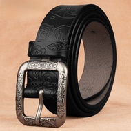 Tucano | เข็มขัดหนังวัวแท้แบบย้อนยุค Tucano สำหรับผู้ชายและผู้หญิง เข็มขัดหนังวัวแท้สำหรับใส่กับกางเ