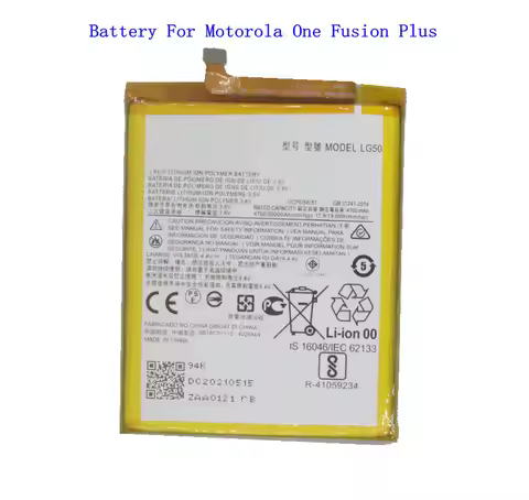 1x 5000mAh / 15.2Wh LG50 Replaecement Battery For Motorola One Fusion Plus One Fusion+ XT2067 Batter