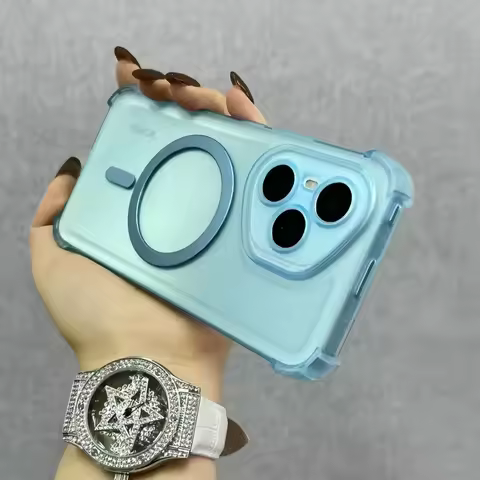 Candy Color For Magsafe Phone Case For OPPO A40 A60 A80 A55 A56 A53S A54S A58 F31 Transparent Magnet