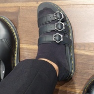 SANDAL DOCMART DR MARTENS BLAIRE BLACK / WHITE 36 - 43 NEW ORIGINAL