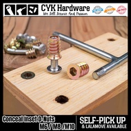 Cabinet Furniture M6 M8 M10 Conceal D-Nut Inset
