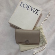 LOEWE Anagram卵石紋三折短夾