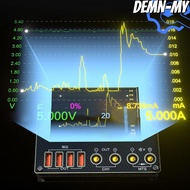 【DEMN】C09 I2C waveform ammeter, 0-40V input dual channel voltage and current tester
