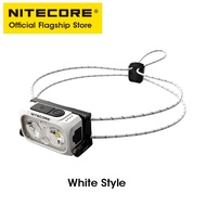 NITECORE ไฟหน้า NU21 USB-C 360ลูเมนชาร์จได้แบบพกพาแสงสีขาวสีแดงน้ำหนักเบาเป็นพิเศษไฟฉายคาดศีรษะกลางแ