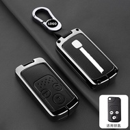 MOOGU Honda Civic FB 9Gen 2.0 Hybrid 2012-2016 Keyless Remote Car Key Metal + Cow Leather Key Cover 