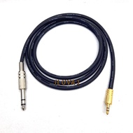 (JG01) Kabel 2 meter jack akai stereo 3,5 to 6,5 akai stereo