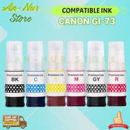 GI-73 Gi73 GI 73 Compatible Refill Ink For CANON PIXMA G570 G670 (6 colours)